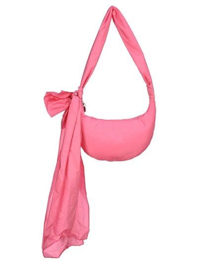 Shop Red Valentino Redvalentino Maxi Bow Shoulder Bag In Pink