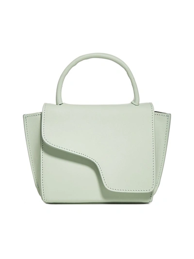 Shop Atp Atelier Montalcino Mini Shoulder Bag In Green