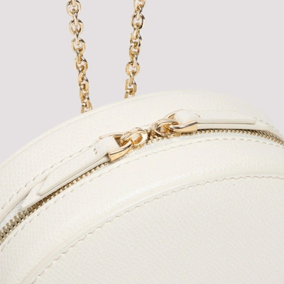 Shop Cafuné Egg Chained Clutch Bag In White