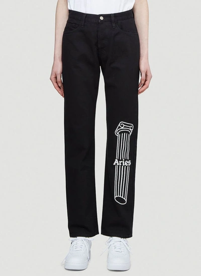 Shop Aries Column Lilly Jeans In Black