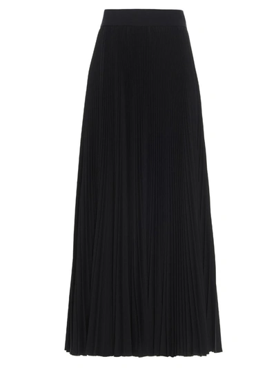 Shop Dolce & Gabbana Pleated Skirt In Black