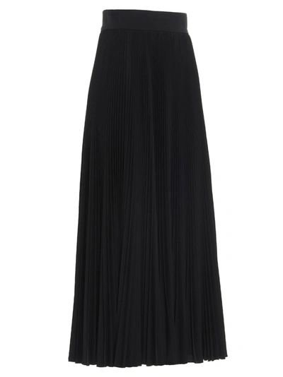 Shop Dolce & Gabbana Pleated Skirt In Black