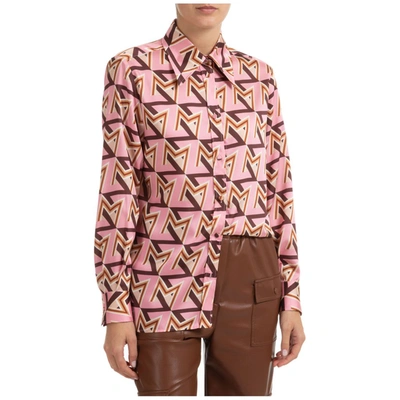 Shop Msgm Allover Printed Shirt In Multi