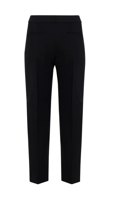 Shop Chloé Tailored Cropped Pants In Black