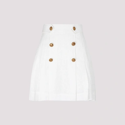 Shop Zimmermann The Lovestruck Mini Skirt In White