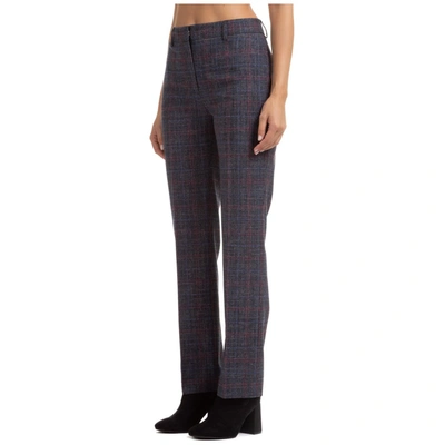 Shop Alberta Ferretti Plaid Tailored Pants In Multi