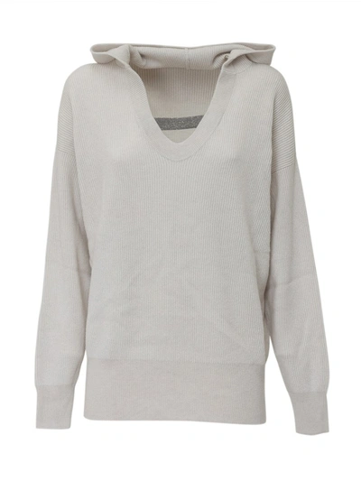 Shop Brunello Cucinelli V In White