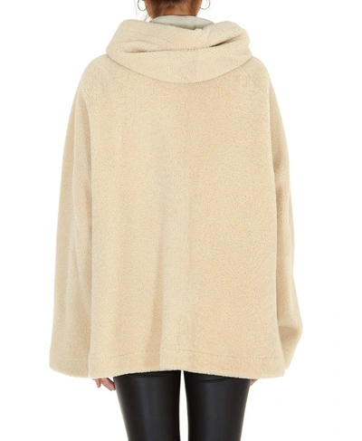 Shop Loewe Hooded Zip Jacket In Beige