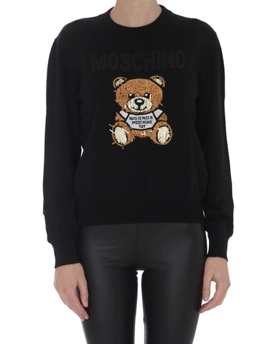 Shop Moschino Bead In Black