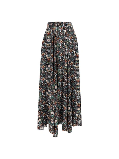 Shop Zadig & Voltaire Joyo Kaleido Maxi Skirt In Multi