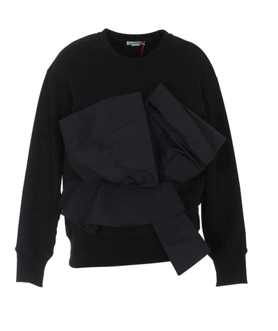 Shop Alexander Mcqueen Bow Sweatshirt In Black
