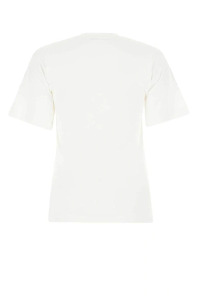 Shop Rabanne Paco  Graphic Logo Printed T In White