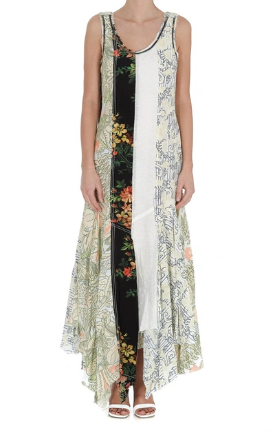 Shop Jw Anderson Panelled Sleeveless Dress In Multi