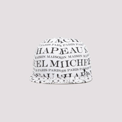 Shop Maison Michel Logo Printed Baseball Cap In Multi