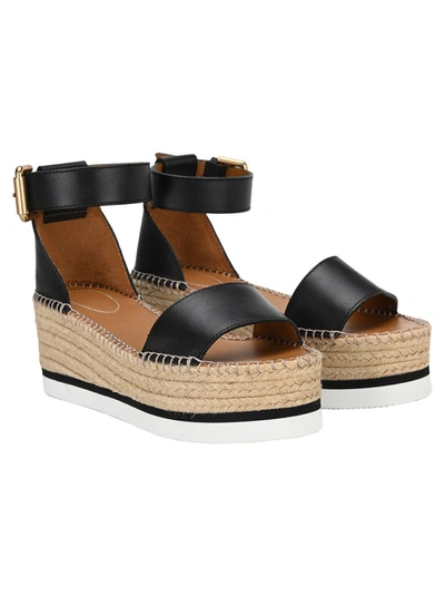 Shop See By Chloé Glyn Platform Sandals In Black