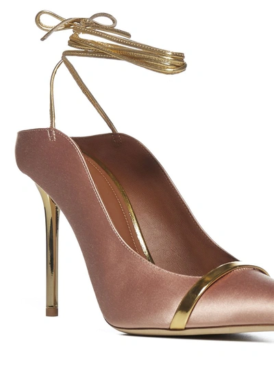 Shop Malone Souliers Amie Ankle Strap Pumps In Pink