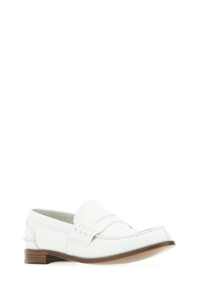 Shop Church's Pembrey Loafers In White