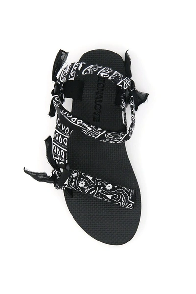 Shop Arizona Love Bandana Detailed Trekky Sandals In Multi