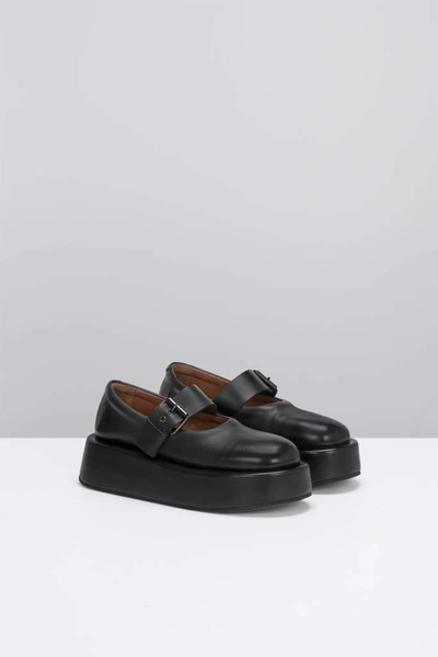 Shop Marsèll Platform Buckled Oxford Shoes In Black