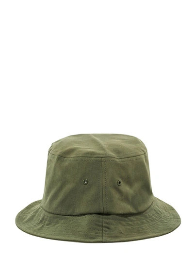 Shop Kenzo Tiger Crest Bucket Hat In Green