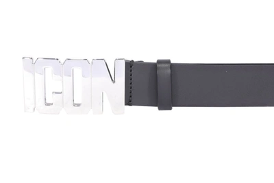 Shop Dsquared2 Icon Logo Buckle Belt In Black