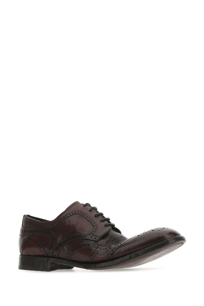 Shop Dolce & Gabbana Vintage Derby Brogue Shoes In Red