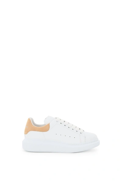 Shop Alexander Mcqueen Oversized Sneakers In White Shell (white)