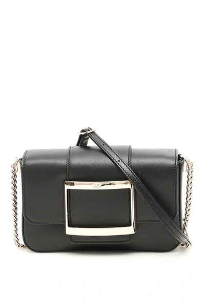 Shop Roger Vivier Très Vivier Micro Bag In Nero (black)