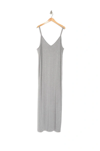 Shop Abound V-neck Sleeveless Maxi Dress In Grey Heather