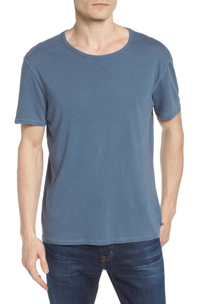 Shop Ag Ramsey Crew Neck T-shirt In Weathered Pacif