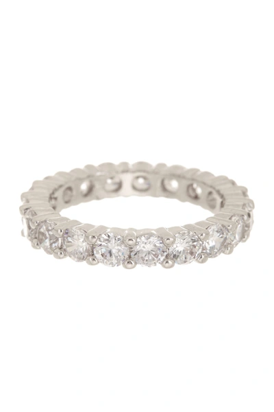 Covet Large Studded Band In Silver