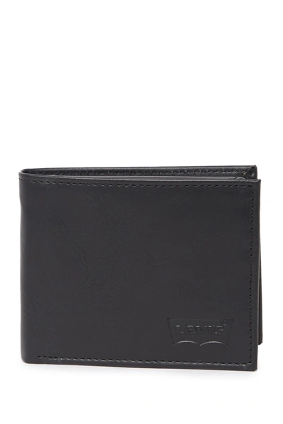Shop Levi's Knox Rfid Card Case Wallet In Black