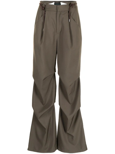 Shop Andersson Bell Karin Tailored Rework Trousers In Brown