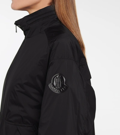 Shop Moncler Menchib Zip-through Down Jacket In Black