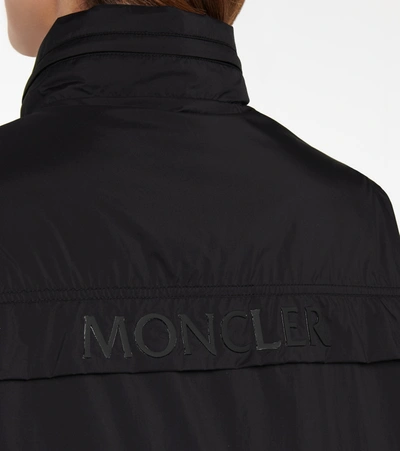 Shop Moncler Menchib Zip-through Down Jacket In Black