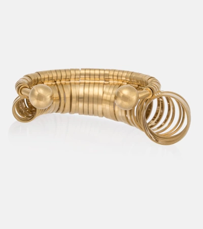 Shop Jacquemus Le Bracelet Baguier Bracelet In Gold