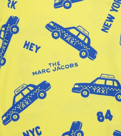 Shop The Marc Jacobs Printed Cotton Jersey T-shirt In Yellow