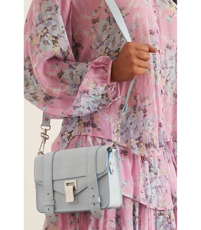 Shop Proenza Schouler Ps1 Mini Crossbody Bag In Baby Blue