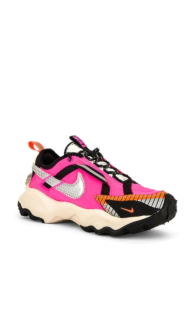 Shop Nike Tc 7900 Lx 3m Sneaker In Pink Blast  Reflect Silver & Orewood