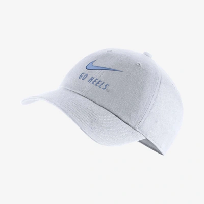 Shop Nike College Heritage86 (unc) Cap (white) In White,valor Blue