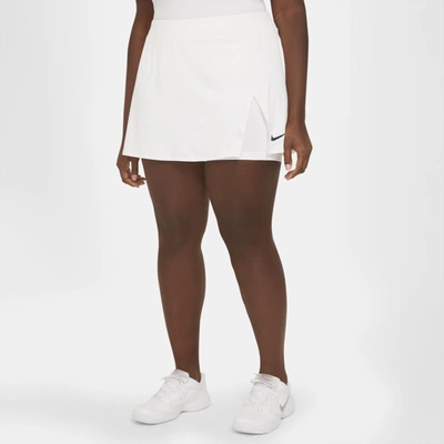 Shop Nike Court Victory Women's Tennis Skirt In White,black