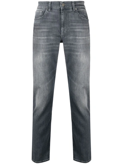 Shop 7 For All Mankind Grey-wash Jeans