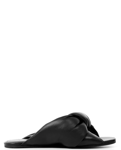 Shop Balenciaga Black Drapy Sandals F005