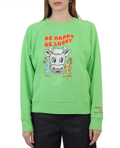 Shop Marc Jacobs The  X Magda Archer Cny Sweatshirt In Green