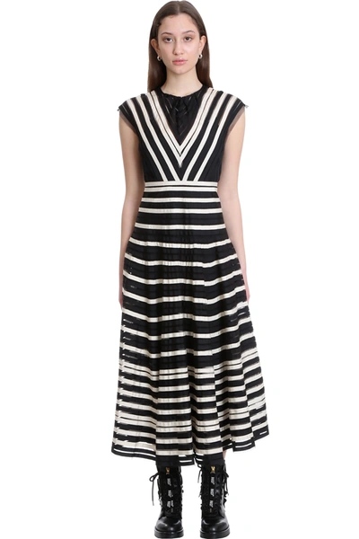 Shop Red Valentino Dress In Black Polyester