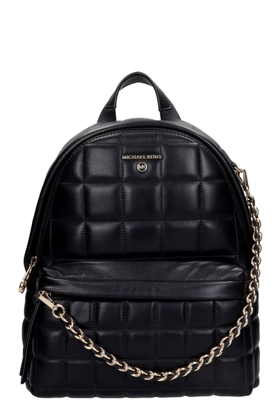Shop Michael Kors Backpack In Black Leather