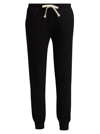 Shop Monrow Supersoft Girlfriend Sweatpants In Black