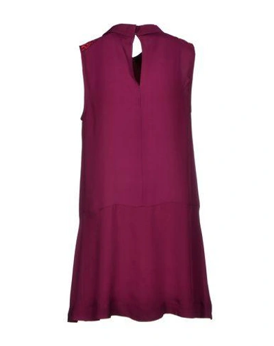 Shop Marc By Marc Jacobs Short Dress In Garnet