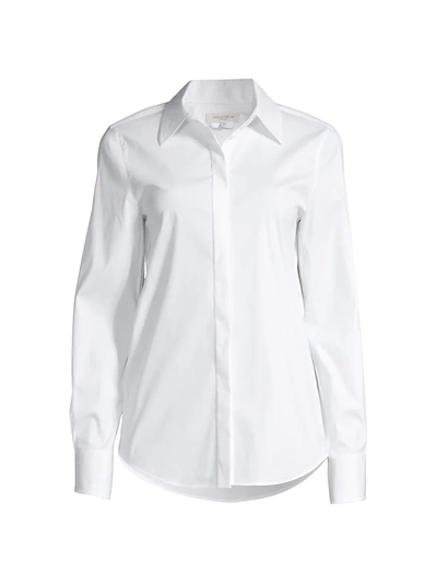 Shop Lafayette 148 Women's Wright Shirt In White