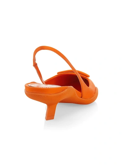 Shop Prada Slingback Pumps In Primula